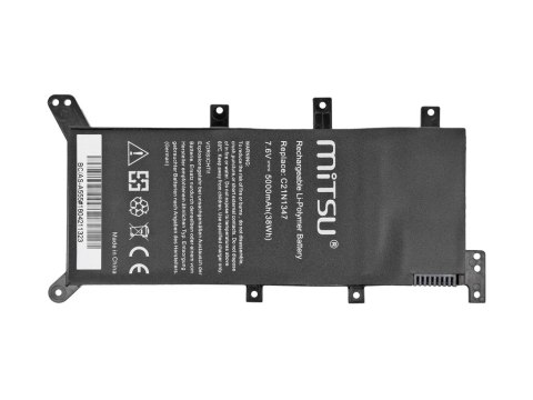 Bateria do Asus A555 F555 K555 5000 mAh (38 Wh) - 7.4 - 7.6 Volt Mitsu