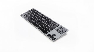 Klawiatura aluminiowa Mac Tenkeyless Bluetooth szara Matias