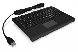 Klawiatura mini ACK-3410(US) touchpad, USB KEYSONIC