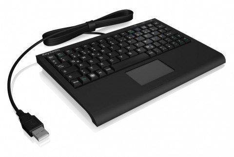 Klawiatura mini ACK-3410(US) touchpad, USB KEYSONIC