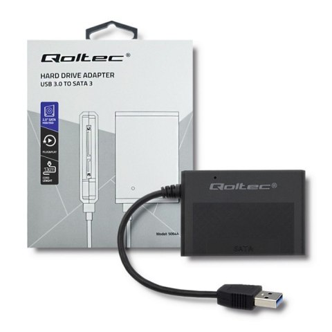 Adapter USB 3.0 do dysków HDD/SSD 2.5 cala SATA3 Qoltec
