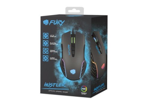 Mysz Hustler 6400 DPI RGB Fury