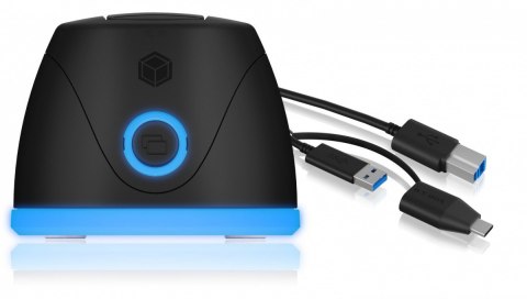 Stacja dokująca IB-1124L-C31 1xSATA III SSD/HDD, USB 3.0TYPE-C/TYPE-A IcyBox
