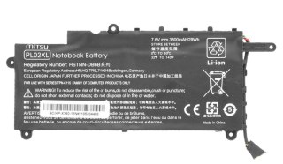 Bateria do HP Pavilion X360 11-N 3800 mAh (29 Wh) 7.4 - 7.6 Volt Mitsu