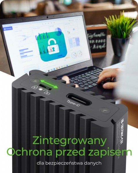 IB-1817MC-C31 TypeC USB 3.1 (Gen 2) na PCI NVMe & SATA M.2 2230/2242/2260/2280 SSD IcyBox