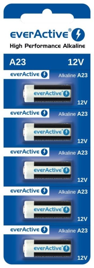 Baterie alkaliczne 23A 12V blister 5 szt. EverActive