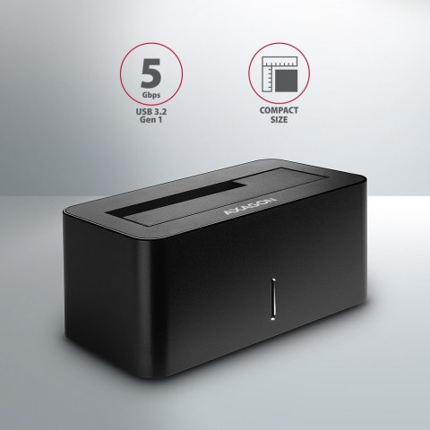 ADSA-SN Stacja dokująca, USB 3.2 Gen 1 - 1x SATA 6G 2.5"/3.5" SSD/HDD AXAGON