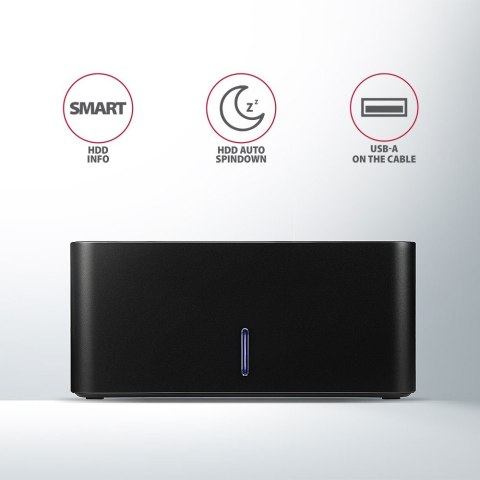 ADSA-SN Stacja dokująca, USB 3.2 Gen 1 - 1x SATA 6G 2.5"/3.5" SSD/HDD AXAGON