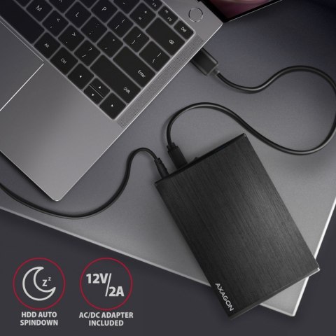 EE35-XA3 Obudowa zewnętrzna aluminiowa, USB 3.2 Gen 1 SATA 3G 3.5" AXAGON