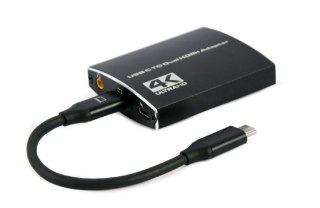 Adapter USB-C do 2xHDMI 4Kx2K audio Gembird