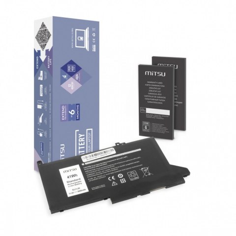 Bateria do Dell Latitude E7390, E7490 3600 mAh (41 Wh) 11.4 Volt Mitsu