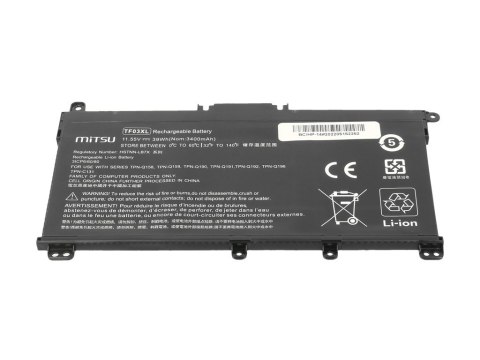 Bateria do HP 14-BP, Pavilion 14 15 3400 mAh (39 Wh) 11.55 Volt Mitsu