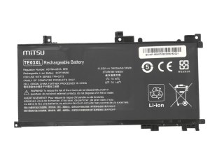 Bateria do HP Omen 15, Pavilion 15 - 11.55 3400 mAh (39 Wh) 11.55 Volt Mitsu