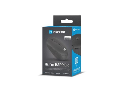 Mysz bezprzewodowa Harrier 2 Bluetooth 5.1 czarna Natec