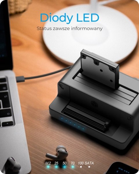 Stacja dokująca i klonująca IB-2914MSCL-C31 2,5 i 3,5 cala na M.2 NVMe IcyBox