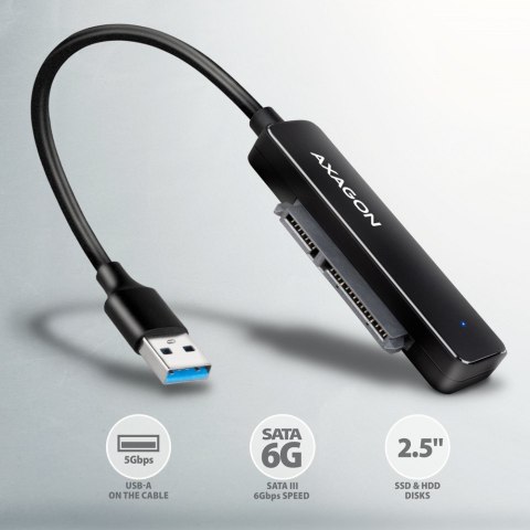 ADSA-FP2A Adapter USB-A 5Gbps SATA 6G 2.5" HDD/SSD FASTPort2 AXAGON