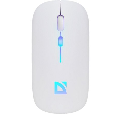 Mysz bezprzewodowa silent click TOUCH MM-997 akumulator 800/1200/1600 DPI biała Defender