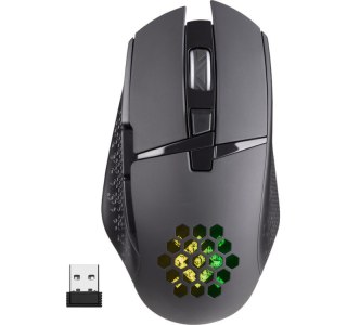 Mysz gamingowa bezprzewodowa GLORY GM-514 7P RGB 1200/2400/3200 DPI Czarna Defender