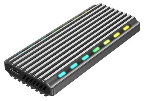 Obudowa dysku M.2 NVME Aluminiowa LED USB 3.1 Gembird