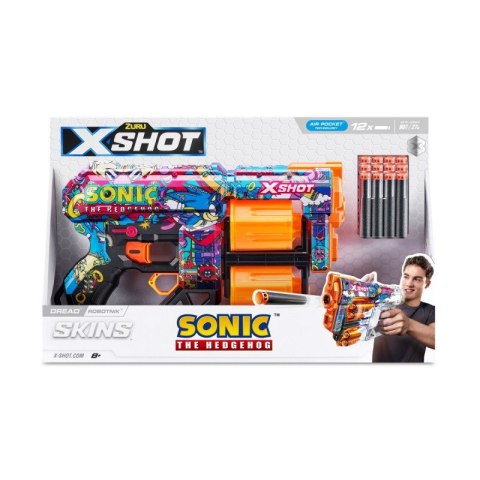 Wyrzutnia Skins Dread Sonic 12 strzałek Robotnik ZURU X-Shot