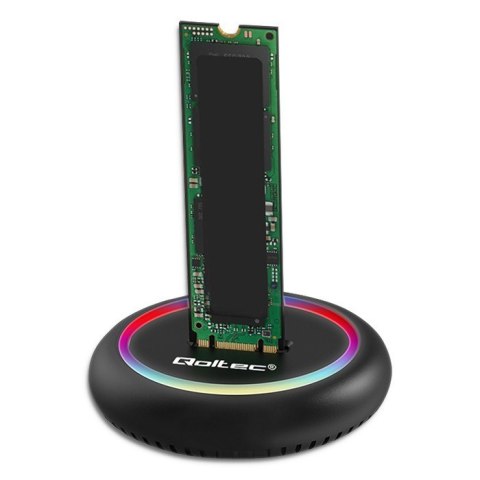 Stacja dokująca dysków SSD M.2 | NVMe | SATA | USB-C | 2TB Qoltec