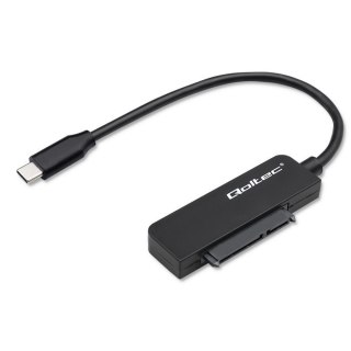 Adapter SATA | Przejściówka na dysk SSD HDD 2.5" | USB-C | Super speed 5Gb/s | 2TB Qoltec