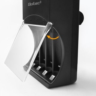 Ładowarka do akumulatorków Ni-MH typu R03/AAA R6/AA | 300mA Qoltec