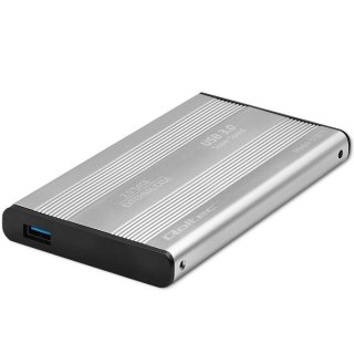 Obudowa | kieszeń do dysków HDD SSD 2.5" SATA3 | USB 3.0 | Srebrna Qoltec