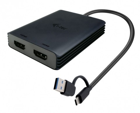Adapter USB-A/USB-C Dual 4K/60 Hz HDMI Video I-tec