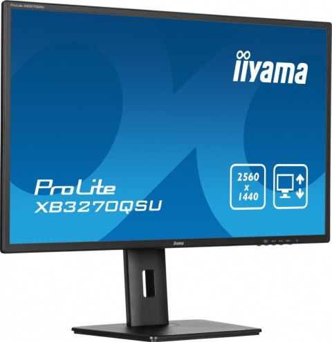 Monitor 32 cale XB3270QSU-B1 IPS,WQHD,HDMI,DP,100Hz,250cd,3ms,2x2W, 3xUSB(3.2),FlickerFree,VESA,HAS(150mm) IIYAMA