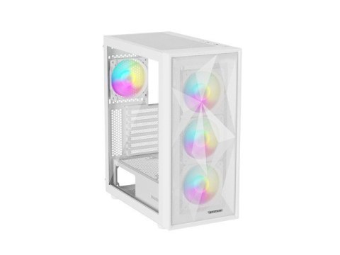 Obudowa Genesis Diaxid 605 ARGB MIDI TOWER USB-C Biała Natec
