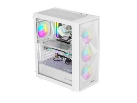 Obudowa Genesis Diaxid 605 ARGB MIDI TOWER USB-C Biała Natec