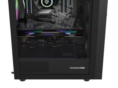Obudowa Genesis Diaxid 605 ARGB MIDI TOWER USB-C Czarna Natec
