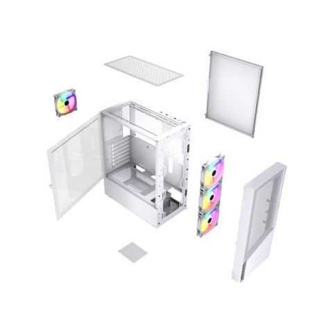 Obudowa Midi Tower Fornax 4300 ATX biała Gembird