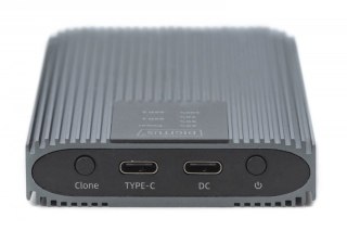 Obudowa/Stacja klonująca USB 3.1 Typ C na dyski SSD M.2 NVMe 20 Gbps aluminiowa, beznarzędziowa Digitus