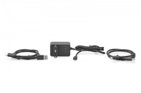 Obudowa/Stacja klonująca USB 3.1 Typ C na dyski SSD M.2 NVMe 20 Gbps aluminiowa, beznarzędziowa Digitus