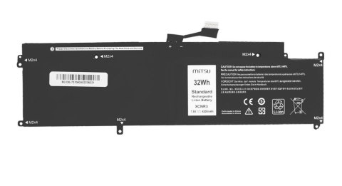 Bateria XCNR3 do Dell Latitude E7370 7370 - 7.6V 4200 mAh (32 Wh) 7.6V (7.4V) Mitsu