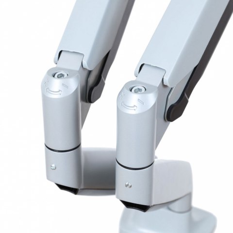 Uchwyt biurkowy gazowy do 2 monitorów LED/LCD 17-35" L-36HD 1-15KG 1xUSB-A 1xUSB-C 3.0 Heavy Duty ART