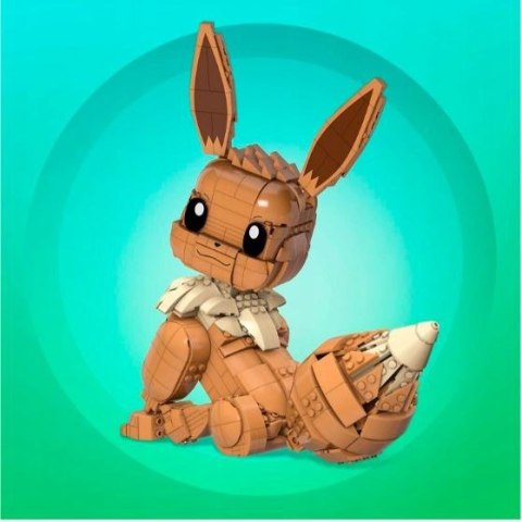 Klocki Duży Eevee Pokemon do zbudowania Mega Bloks