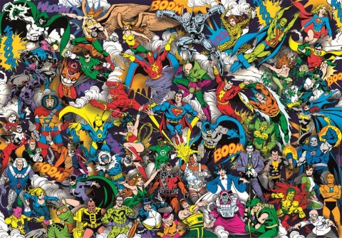 Puzzle 1000 elementów Compact DC Comics Liga Sprawiedliwych (Justice League) Clementoni