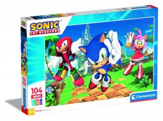 Puzzle 104 elementy Maxi Sonic Clementoni