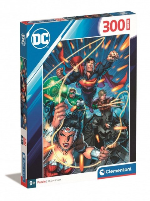 Puzzle 300 elementów DC Comics Liga Sprawiedliwych (Justice League) Clementoni