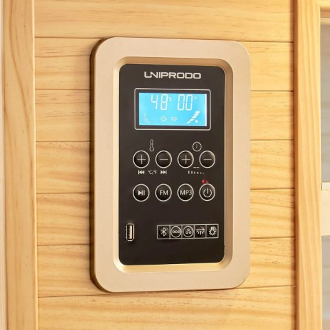 Sauna jednoosobowa infrared na podczerwień 18-60 C 1450 W UNIPRODO