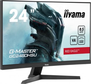 Monitor 24 cale GC2480HSU-B1,VA,180HZ,1500R,USBx2,0,5ms,300cd IIYAMA