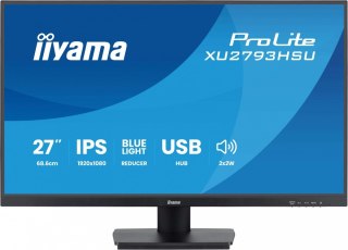 Monitor 27 cali XU2793HSU-B7 IPS.HDMI.DP.2x2W.1ms.100Hz.USBx2.300cd/m2.FlickerFree IIYAMA