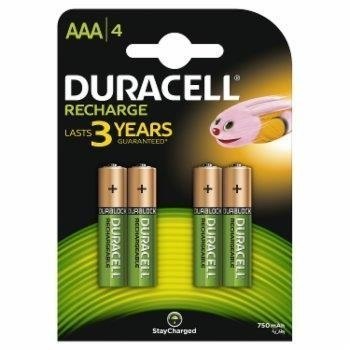 Akumulator AAA/HR3 750mAh 4szt blister Duracell