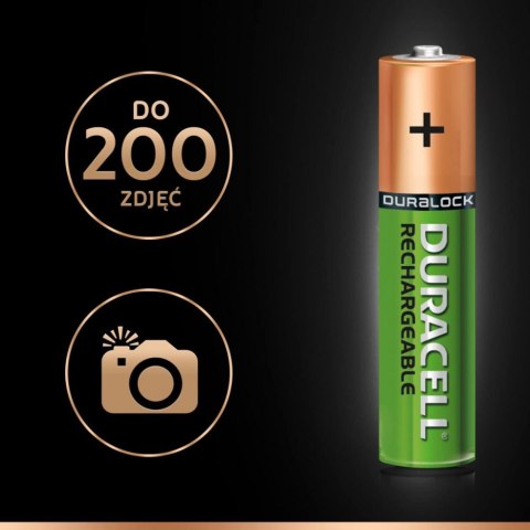 Akumulator AAA/HR3 750mAh 4szt blister Duracell