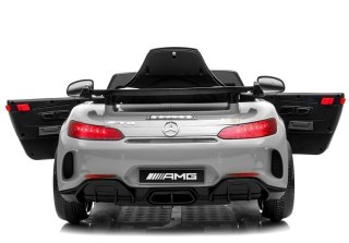 Auto na Akumulator Mercedes GTR Srebrny Lakierowany LEAN CARS