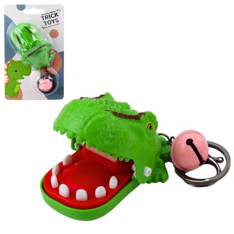 Gra Zręcznościowa Dentysta Dinozaur Brelok Zawieszka 2w1 LEAN TOYS