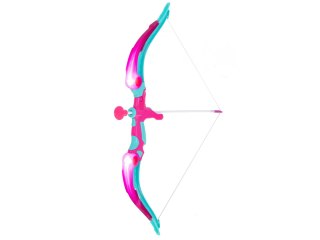 Łuk ze strzałami i tarczą zestaw strzelecki różowy Kik Sp. z o. o. Sp. k.